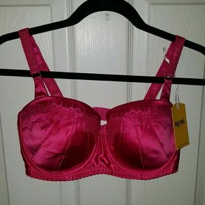 NWT Lepel Pink Balconette Bra Sz 36DD